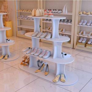 Hot Sale Shoes Store Metal Or Wood Standing Display Stand For Shoes