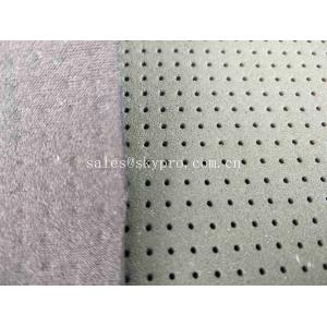 China 4mm Black Skid Proof Breathable Neoprene Fabric Roll Single Side Polyester Knitted supplier