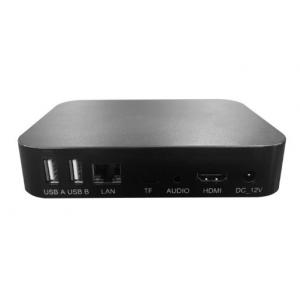 138*98*25mm HDMI Media Player With Storage Black Auto Play Loops