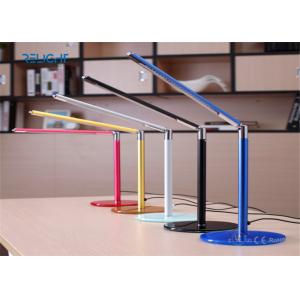 China Tempered Toughened Glass Alloy LED Desk Lamp Dimmable and Foldable USB Charging Port Long Lifespan supplier