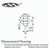 China Inductive proximity switches Sensors IM8-M1.5PA-Y3L2/C16 DC 10-30V  3-wire wholesale
