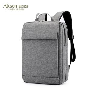 China Unisex Oxford Cloth Backpack with Flap Front Pocket Multi-Compartment Laptop Backpacks and Aluminum Handle wholesale