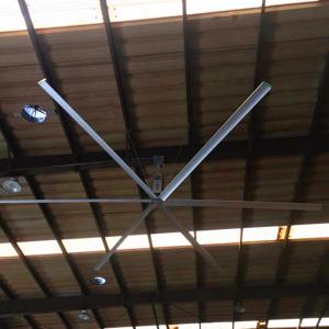 China Warehouse Giant Ceiling Fan 9 ft High Volume Low Speed With Six Blades wholesale