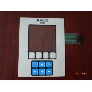 PET Light Weight Membrane Switch Keyboard , Remote Control Membrane Panel Switch