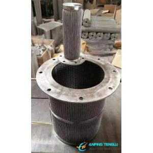 China Stainless Steel Pleated Filters With Firm Structure and High Porosity supplier