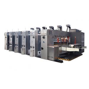 China High Speed Flexo Printer Slotter Die Cutter 3 Color Automatic Box Making Machine supplier