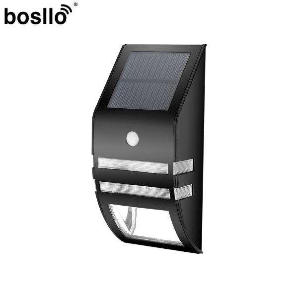 Stainless Steel ABS PC Solar Induction Lamp White Light 6000K 15s Induction Time