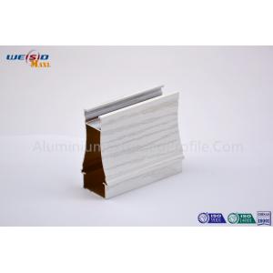 China Industrial White Wood Grain Aluminium Profiles For Windows And Doors supplier