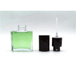China Square Shape 30ml Glass Perfume Bottles With Pump Spray Lid , Fine Workmanship supplier