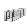 China 80x80cm x10pcs Black Powder Coated Wire Mesh Small Size Dog Kennel,Pet Cages,Carriers &amp; Houses,Welded Mesh wholesale