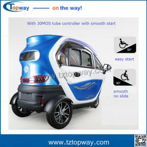 China battery operated electric tricycle passenger scooter city 3 Wheel closed Handicapped supplier