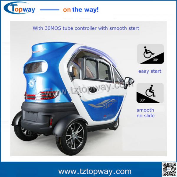 battery operated electric tricycle passenger scooter city 3 Wheel closed