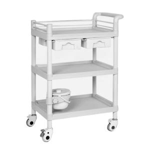 China Patient Medical Abs Emergency Medical Trolley Cart Hospital Nursing Trolley wholesale