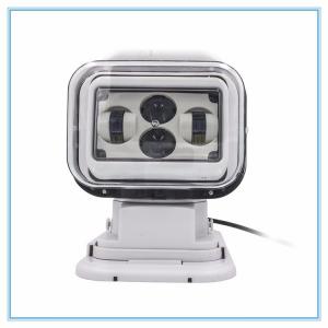 China 7 Inch Marine LED Search Light  60 Watt Waterproof Magnetic Remote Control White color supplier