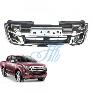 China 600P Pickup Front Bumper Grille Truck Electroplating ISUZU D-max NKR TFR Car Front Grills supplier
