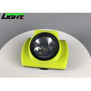 Portable LED Miner'S Cap Lamp 18000lux OLED Display Screen 6800mA Lithium Battery