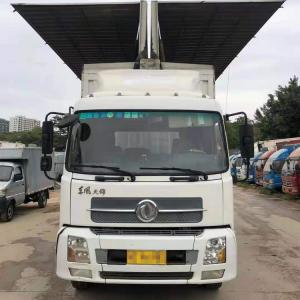 China Used DONGFENG Van Cargo Truck 6 Wheels 4X2 Flying Wing Van 180hp Truck supplier