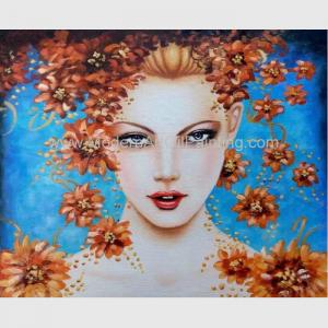 China Contemporary Figurative Oil Painting Art Female Portrait Painting Newest Style supplier
