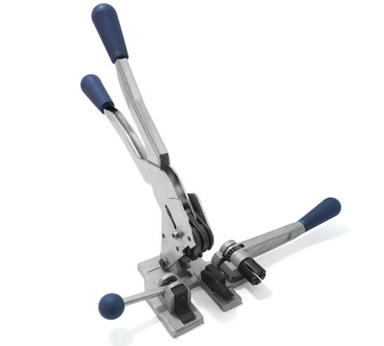 Cinturón de embalaje de PP de 13 mm ST13 Manual 3-en-1 Baler Manual Herramienta de sujeción de acero para embalaje estable y firme de artículos pesados o irregulares