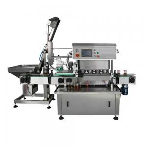 Glass Bottle High Speed Jar Vacuum Capping Sealing Machine Linear Twist Off Capping Machine