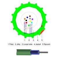 China 12 Fiber G652D Micro FTTH Fiber Optic Cable Air Blowing on sale