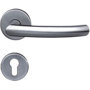 Right Angle Arc End Stainless Steel Tubular Door Handles Hardware Fittings