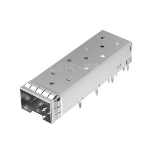 China TE 2007198-1 Compatible LINK-PP LP11BC02000 SFP 1x1 Cage Press-Fit With Grounding Pin wholesale