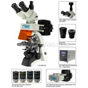 China Fluorescence Trinocular Microscope , 40X - 1600X A16.0802 Compound Microscopes supplier