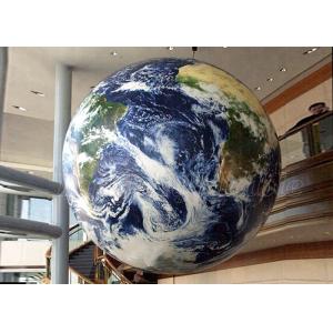 China Giant Advertising Inflatables Word Globe Earth Map Ball LED Hanging Planets supplier