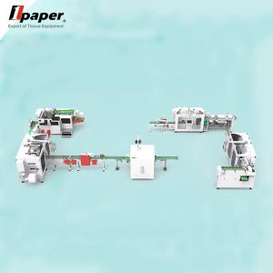 China Facial Tissue Cutting Machinery for Small Businesses and 120-160L/min Air Consumption supplier