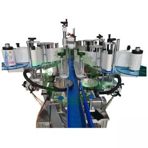 Double Side Self-Adhesive Sticker Roll Flat Plastic Bottle Labeling Machine