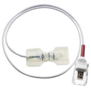 China pour le M-asi-MOIS les nouveaux 4476 4001 4075 RD ONT PLACÉ la mousse blanche pédiatrique d'arc-en-ciel du capteur spo2 jetable rouge de technologie supplier