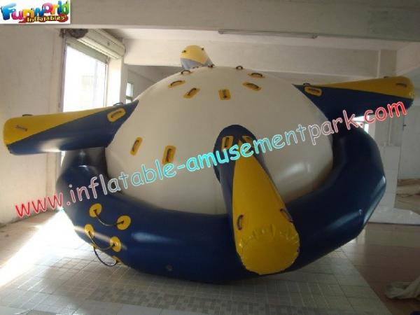 Customized Durable Inflatable Boat Toys Saturn Rocker With Stainless Steel