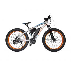48v Electric Mountain Bike , Front Disc Brake Electric Powered Bicycle Brushless Motor