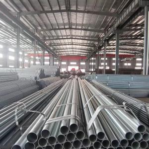 China Hot Dipped DX51D Galvanized Steel Tube 16 18 Gauge Thick Zinc Coating Gi Pipe supplier