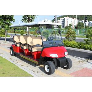 4 Wheel Custom Color 6 Passenger Golf Electric Cart Powered By Lead Acid Batteries