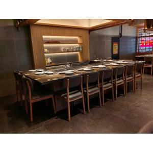 Customized Decoration Furniture Restaurant Hibachi Grill Temperature Range 50-300C