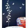 Decorative Removable Wall Flower Stickers G128 / Wall Sticker Art