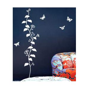 China Decorative Removable Wall Flower Stickers G128 / Wall Sticker Art  supplier