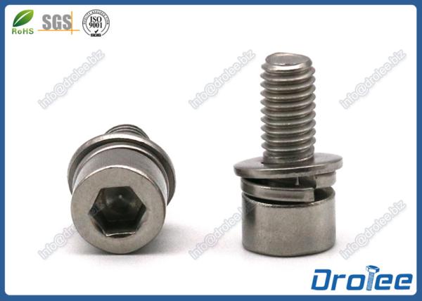 Stainless Steel 304 Socket Cap SEMS Screws with Double Washers