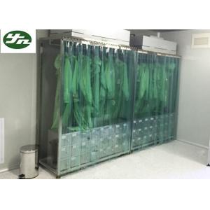 China SS Clean Room Garment Cabinet , Clothes Storage Closet For Pharmaceutical Factory supplier