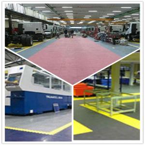 China PVC Outdoor Interlocking Plastic Floor Tiles For Workshop supplier