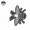 China DIY Black Small Size Bee Embroidery Patch, Patch Decorative Jacket and Bag wholesale