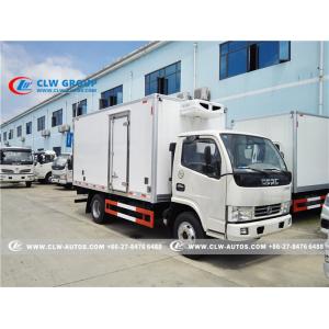 Dongfeng  model 5tons Small seafood refrigerated Transport Delivery and Cooler Freezer Refrigerator Van Truck