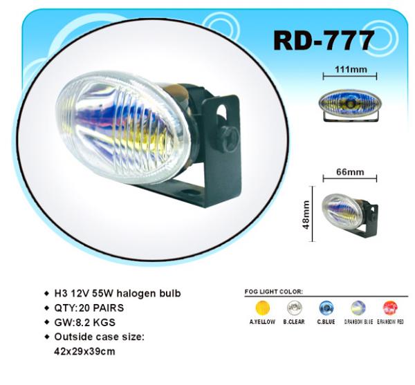 12V, 55W bulbo SUV del halógeno H3/lámpara de la niebla del parachoques