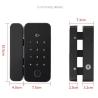 China ROHS Sliding Glass Door Smart Lock Zinc Alloy Remote Control Digital Biometric wholesale