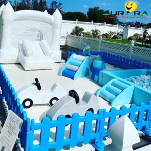 China Playground Party Inflatable Soft Play Equipment Rental Outdoor Climber Ball Pit supplier