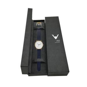 Custom Printing Watch Gift Packaging Box Luxury Black Cardboard