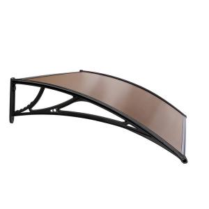 Acrylic Glass Door Canopy Awning Long Weather Resistance Extending Freely