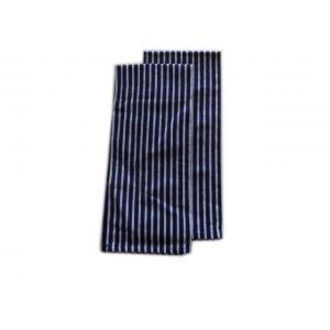 Super Absorbent 100% Cotton Yarn Dyed Woven Tea Towel Kitchen Towel 2pk Tea Towel, Dark Blue